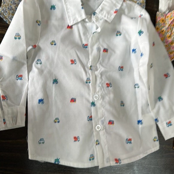 Cat and jack 2T boys flower print shirts - Picture 6 of 11